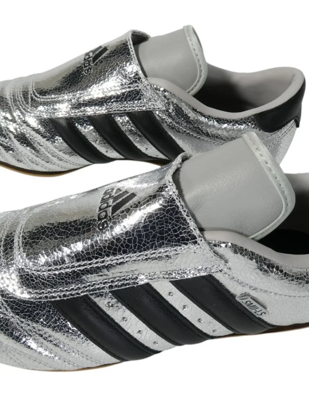 Adidas Women’s Taekwondo JH9664 Silver Metallic/Core Black/Gum Size 8.5 Sneakers